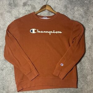 Champion Authentic Athleticwear Crewneck Sweatshirt Men’s Large Rust Orange